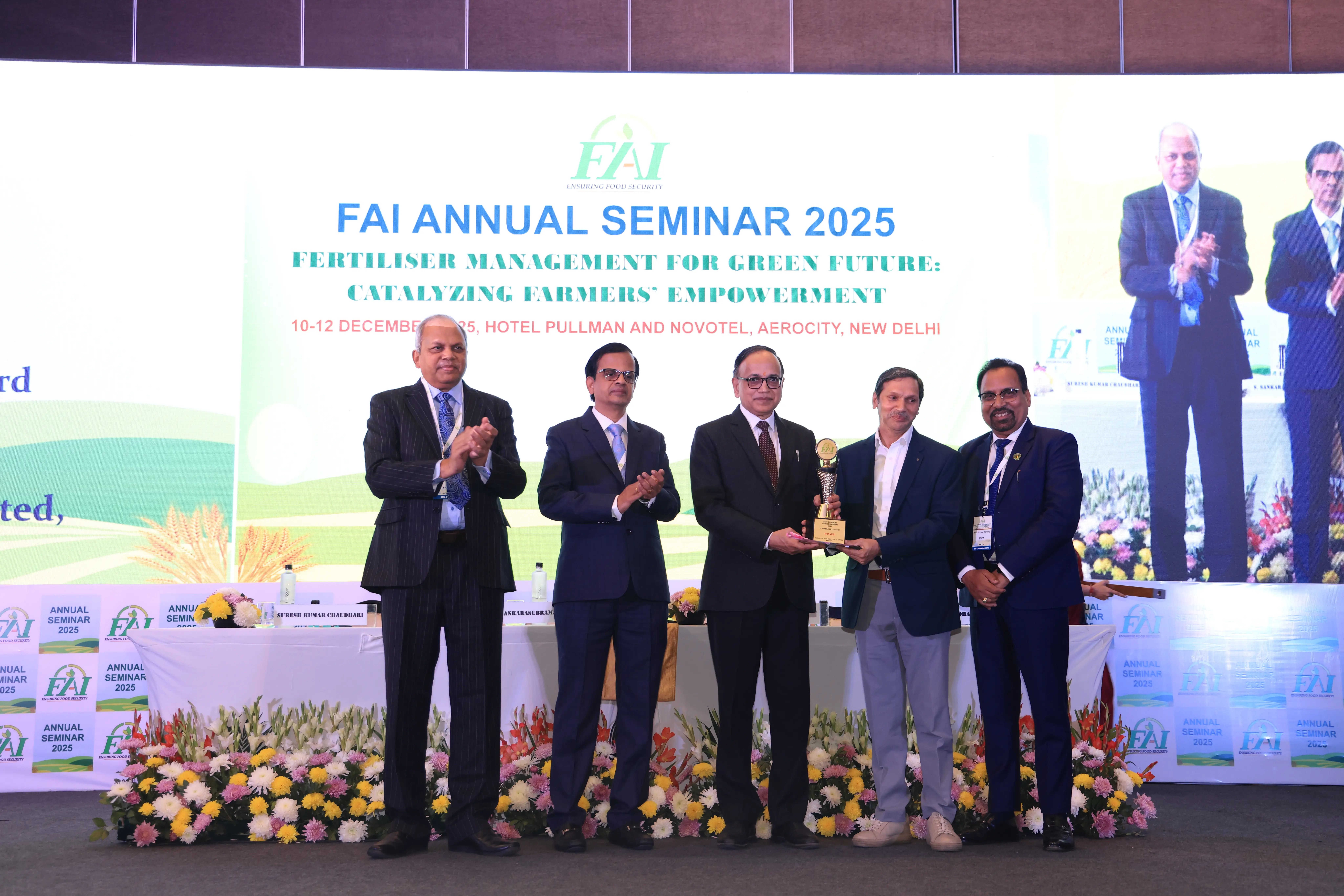 Yara Babrala Plant bags the FAI Award for the Best Technical Innovation for enhancing Urea product quality during dry weather conditions.