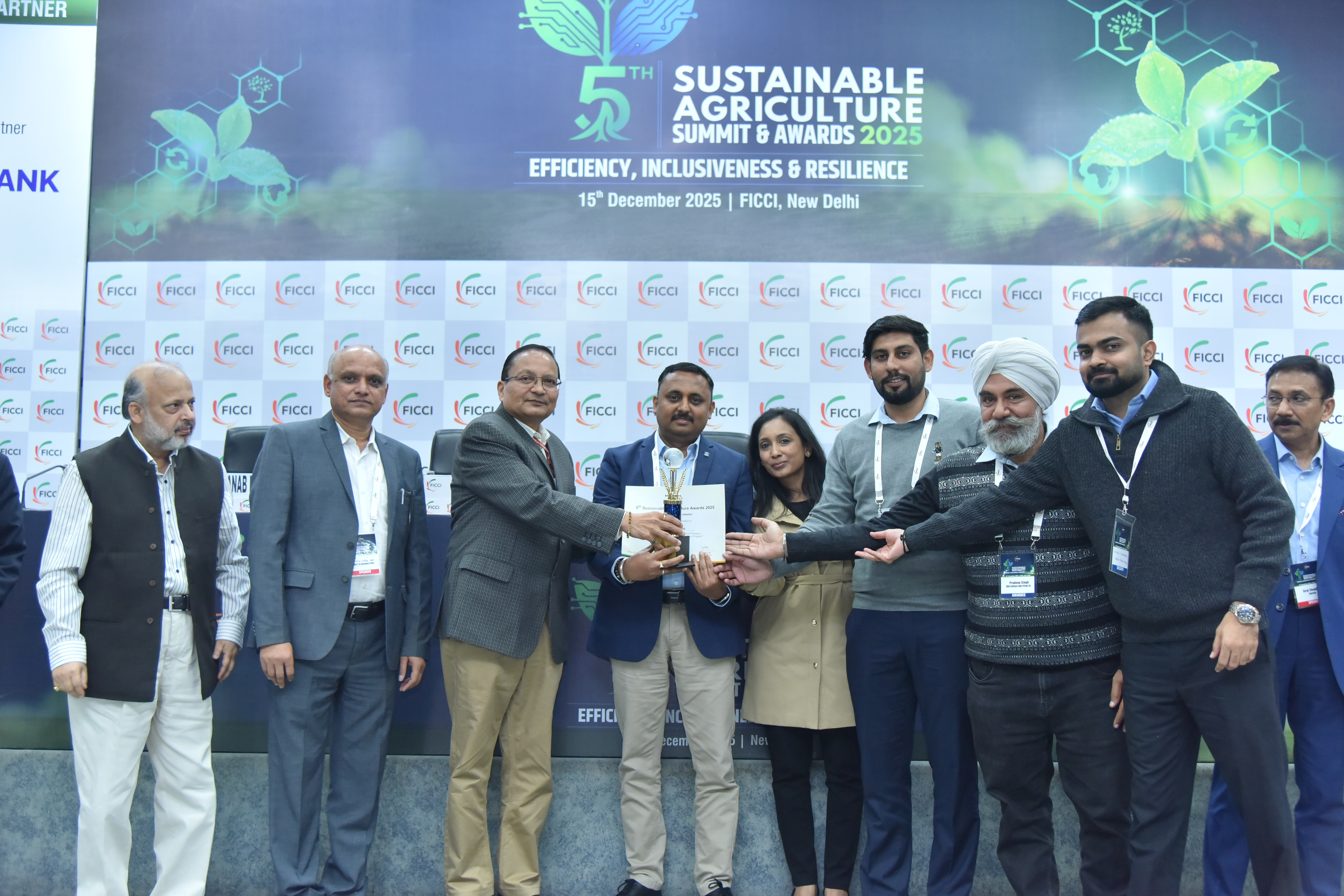 Yara India takes second place in FICCI Sustainable Agriculture Awards 2025   