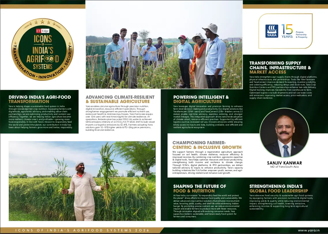 DRIVING INDIA'S AGRI-FOOD TRANSFORMATION