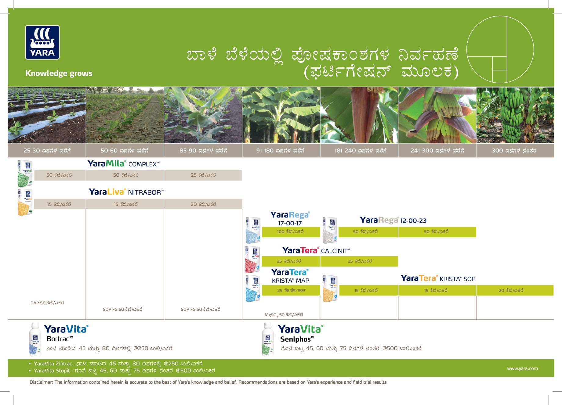 Banana crop programme (Karanataka)