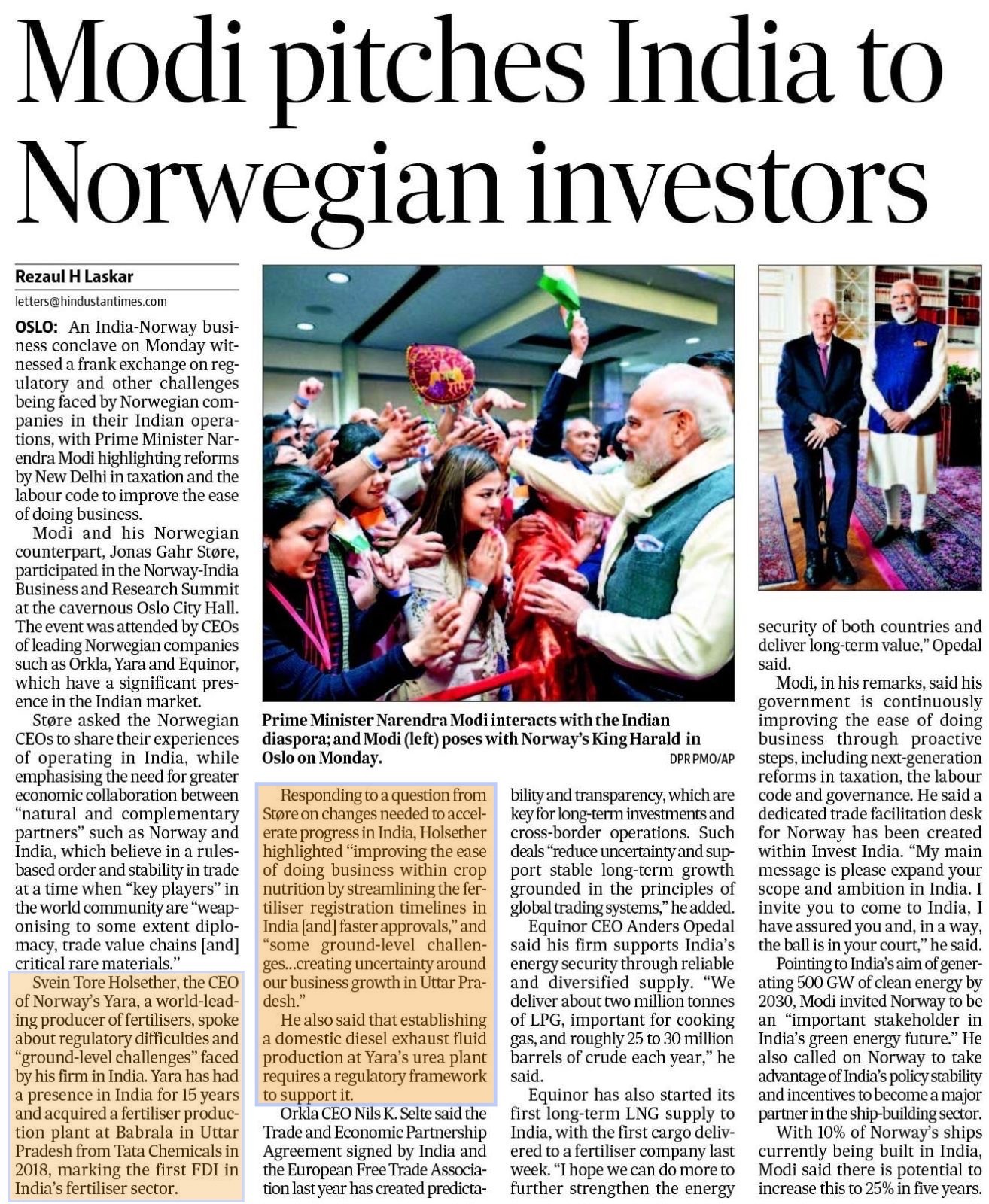 Modi Speechs News